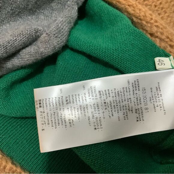 NWT HACHE 100% Virgin Wool  button Front layers Cardigan 46  $770 Italy - Picture 9 of 12